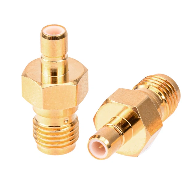 ВЧ перехідник SMA Female (мама, гніздо) - SMB Male (тато, штекер