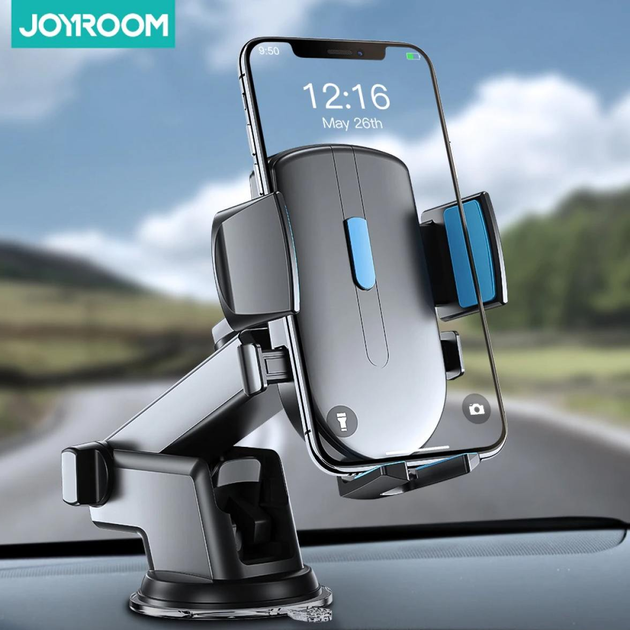 Держатель телефона в автомобиль на стекло панель Joyroom - Фото 8 Держатель телефона в автомобиль на стекло панель Joyroom - изображение 8