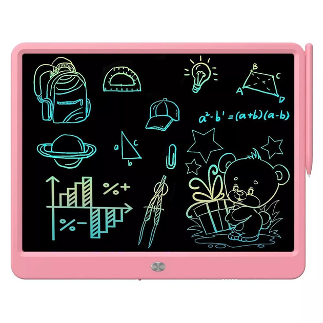 Планшет графический для рисования Lunatic LCD экран 15" розовый ...