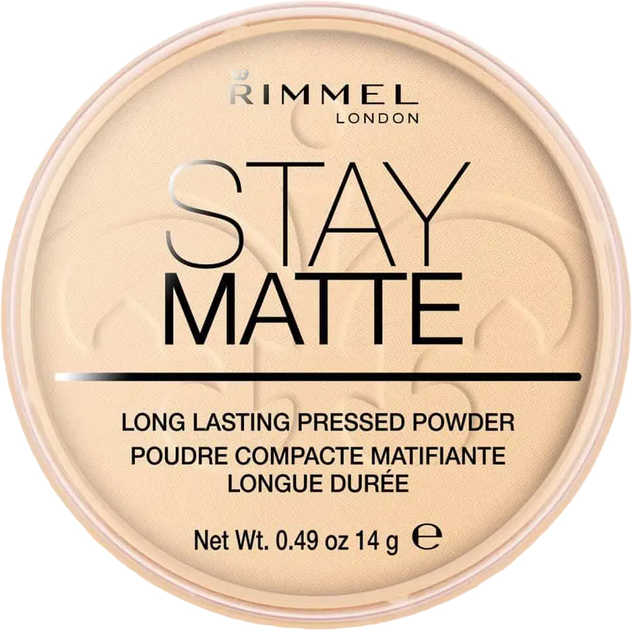Пудра Rimmel Stay Matte Long Lasting Powder 001 Transparent 14 г (3607345064505) - зображення 1