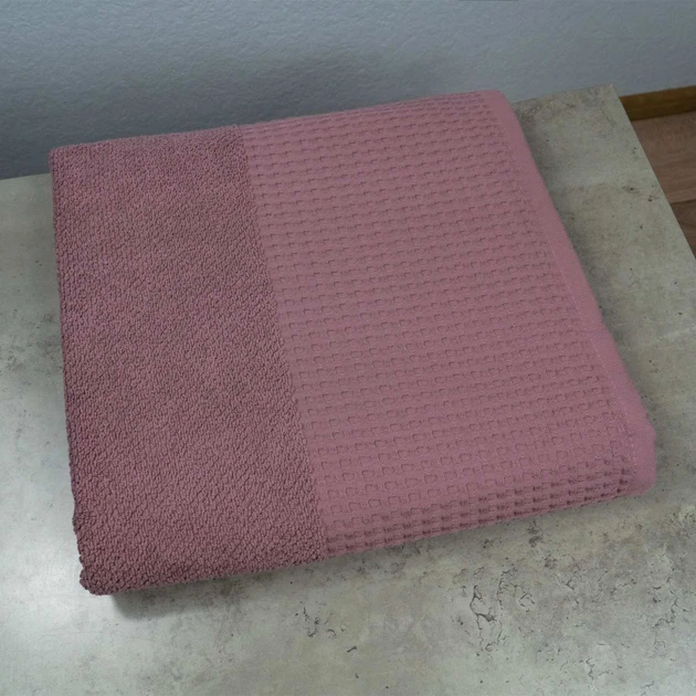 Банное полотенце Вафельний Бордюр GM Textile 70х140см 500г/м2 (Виноград) - Фото 1 Банное полотенце Вафельний Бордюр GM Textile 70х140см 500г/м2 (Виноград) - изображение 1
