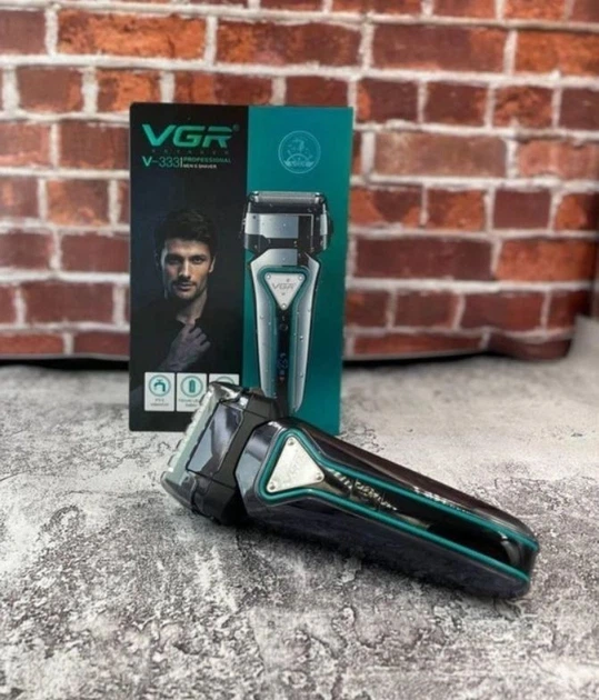 Электробритва портативная VGR V 333 шейвер для бритья бороды и усов с аккумулятором - изображение 9