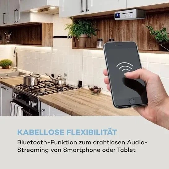 Радіо кухонне Auna Silver Star Chef 20 Вт (10034555) - зображення 3