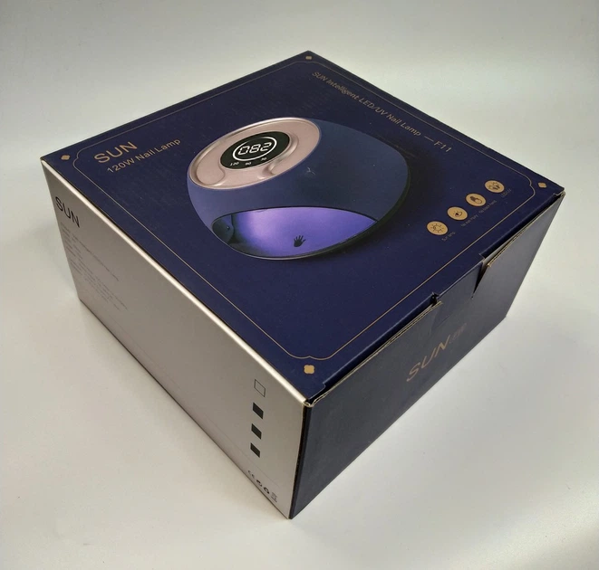 UV/LED лампа для маникюра SUN F-11, 120 Вт, Розовая - изображение 5