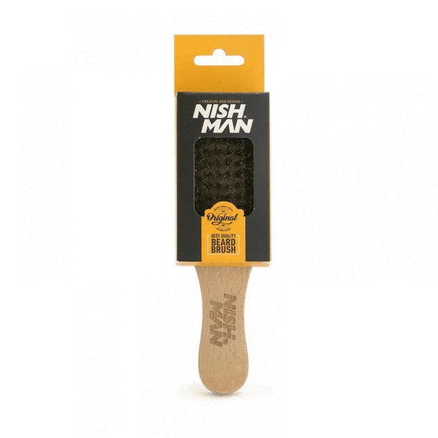 Щітка для бороди Nishman Premium Beard Brush - зображення 2