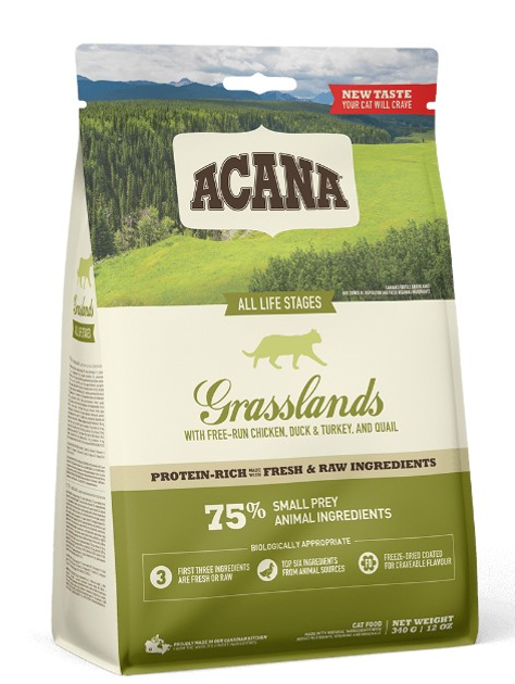 Сухой корм для котов Acana Grasslands Cat 340 г (0064992642341) от ...