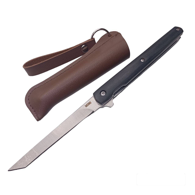 Нож складной Aiboduo 2574 с чехлом (t9027) - изображение 1