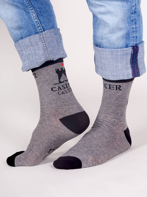 Набір шкарпеток чоловічих Yoclub 3-Pack SKA-0071F-AA00-002 котон 39-42 3 пари Різнокольоровий (5904921653367) - зображення 2