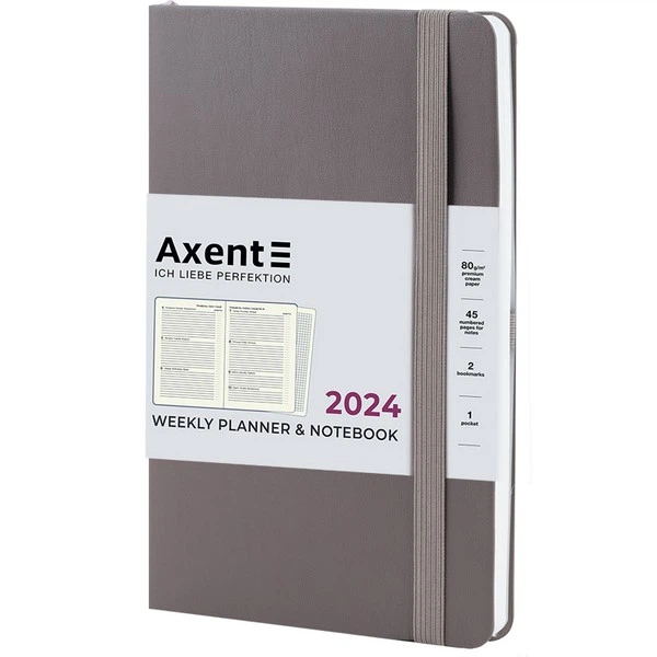 Тижневик Axent 2024 Partner Soft 125х195 мм Earth Colors 8519-24-01-A - Фото 2 Тижневик Axent 2024 Partner Soft 125х195 мм Earth Colors 8519-24-01-A - изображение 2