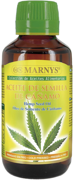 Натуральна харчова добавка Marnys Aceite De Semilla De Camo Cannabis 125 мл (8410885071132) - зображення 1