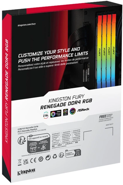 Pamięć Kingston Fury DDR4-3600 16384MB PC4-28800 Renegade RGB (KF436C16RB12A/16) - obraz 18