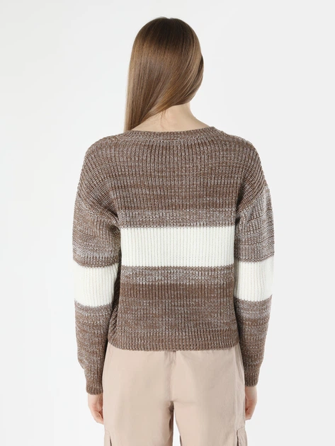 Пуловер женский Colin's CL1062232BEI XS Beige (8683197507846) - изображение 2