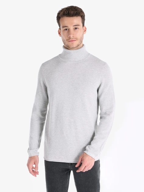 Гольф-водолазка мужская Colin's CL1064879LGM S Light Grey Melange (8683197807748) - Фото 1 Гольф-водолазка мужская Colin's CL1064879LGM S Light Grey Melange (8683197807748) - изображение 1