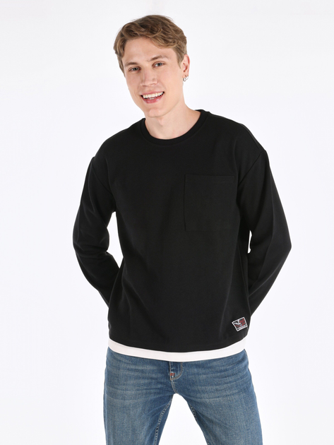 Лонгслів чоловічий Colin's CL1065598BLK M Black від Rozetka на платформі USKIDKA Акція на Лонгслів чоловічий Colin's CL1065598BLK M Black від Rozetka