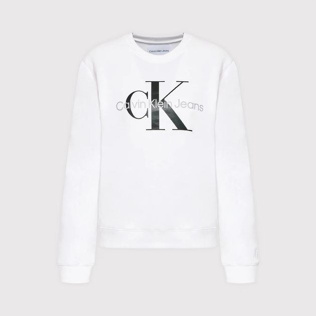 Світшот жіночий Calvin Klein Jeans J20J219140-YAF L Білий (8719855868087) - зображення 5