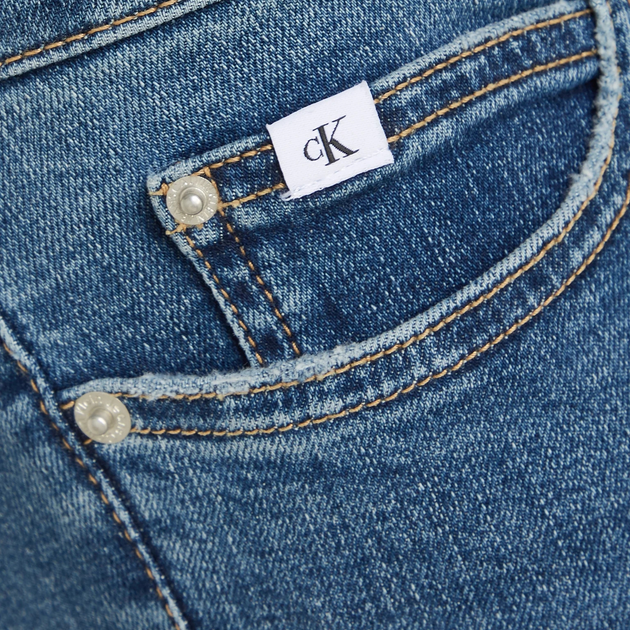 Джинси Skinny жіночі Calvin Klein Jeans J20J221581-1BJ W28L30 Темно-блакитні (8720107892460) - зображення 4