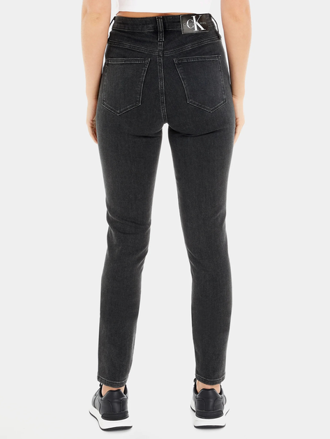Jeansy skinny damskie Calvin Klein Jeans J20J221584-1BY W29L30 Czarne (8720107893849) - obraz 2
