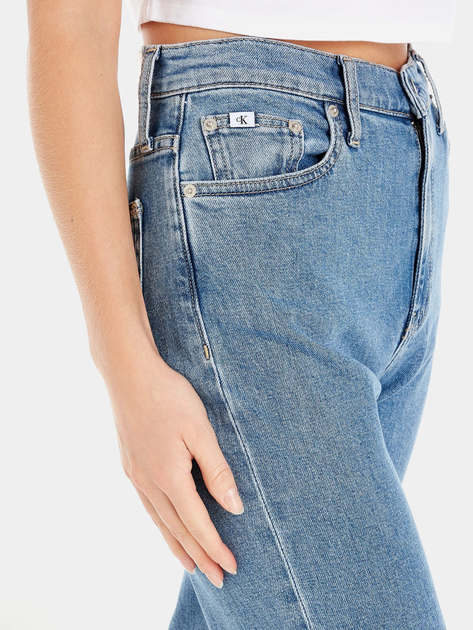 Jeansy mom fit damskie Calvin Klein Jeans J20J221588-1A4 31 Niebieskie (8720107891197) - obraz 3