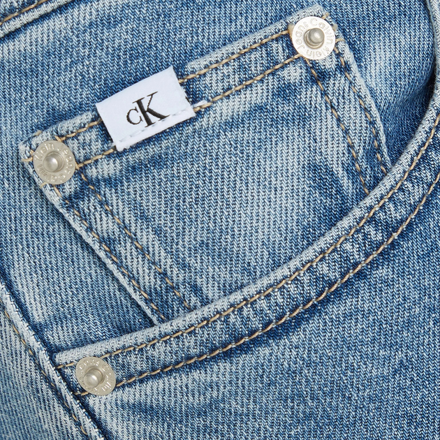Jeansy mom fit damskie Calvin Klein Jeans J20J221588-1A4 31 Niebieskie (8720107891197) - obraz 4