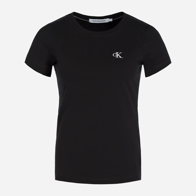 Футболка жіноча Calvin Klein Jeans J20J212883-BAE M Чорна (8719852232195) - зображення 5