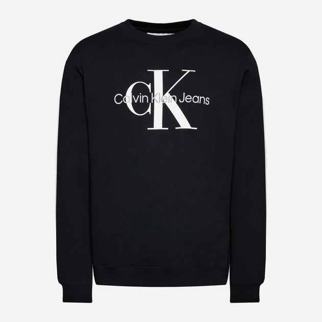 Bluza bez kaptura męska Calvin Klein Jeans J30J320933-BEH XL Czarna (8719855868261) - obraz 5