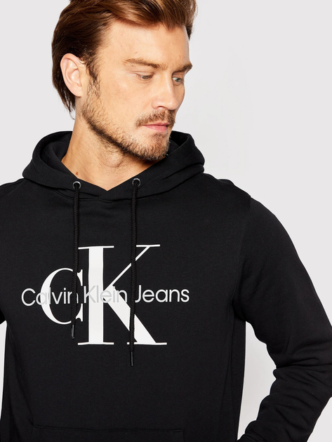 Худі чоловіче Calvin Klein Jeans J30J320934-BEH XL Чорний (8719855867721) - зображення 4