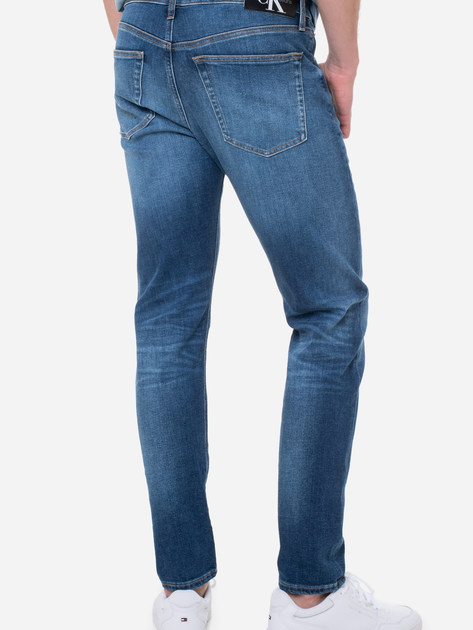 Jeansy slim fit męskie Calvin Klein Jeans J30J323691-1BJ W32L32 Ciemnoniebieskie (8720107893160) - obraz 2