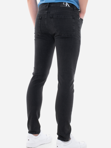 Jeansy skinny męskie Calvin Klein Jeans J30J323696-1BZ W32L34 Czarne (8720107893733) - obraz 2