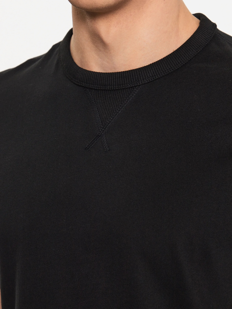Koszulka męska bawełniana Calvin Klein Jeans J30J323484-BEH M Czarna (8720108076371) - obraz 4