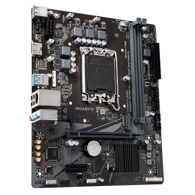 Материнська плата Gigabyte H610M K DDR4 Socket 1700 - Фото 3 Материнська плата Gigabyte H610M K DDR4 Socket 1700 - зображення 3