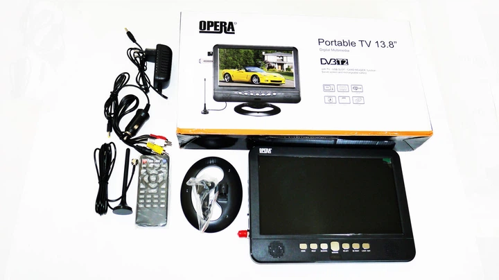 Портативный телевизор Opera 1002B с T2 HDMI 10 дюймов цифровое ТВ - Фото 8 Портативный телевизор Opera 1002B с T2 HDMI 10 дюймов цифровое ТВ - изображение 8
