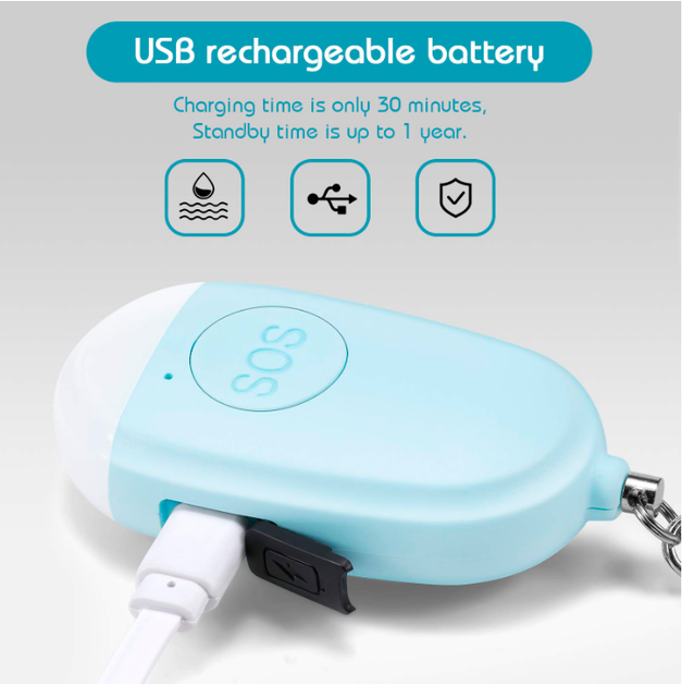 Брелок персональная сигнализация Smart SOS-safety Key Finder белый - изображение 2