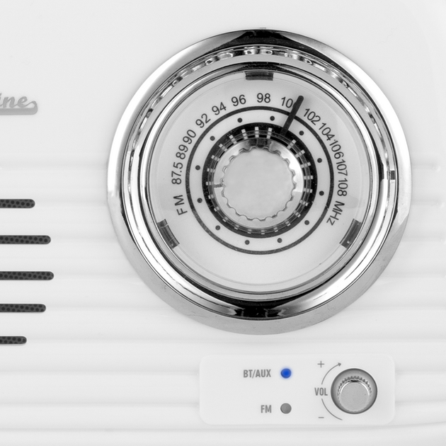 Кухонне радіо Vintage Cuisine ретро з Bluetooth та акумулятором Біле - изображение 7
