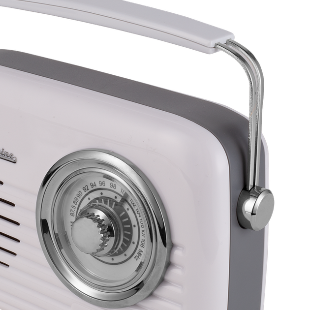 Кухонне радіо Vintage Cuisine ретро з Bluetooth та акумулятором Біле - изображение 8