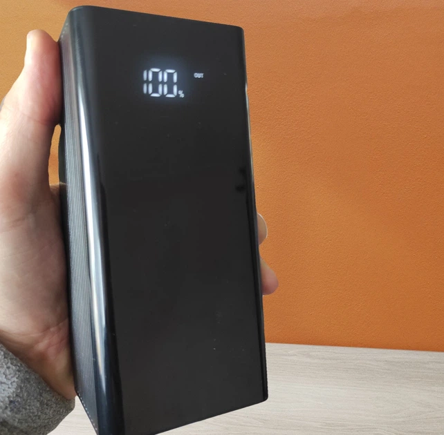 Большой Power Bank 50000 mAh Для Смартфона Павербанк 50000 Быстрая Зарядка Viaking Чёрный KJ-A284S - изображение 9