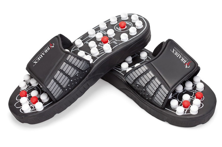 Массажные тапочки Bradex Massage Slipper Черный Рефлекторные (IS33) - изображение 1