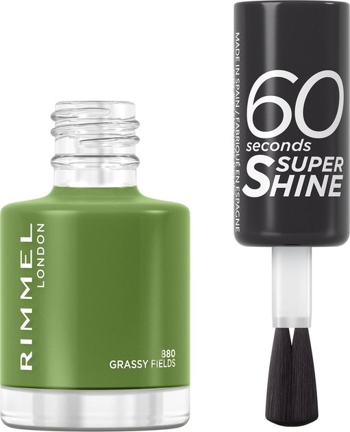 Lakier do paznokci Rimmel 60 Seconds 880 Grassy Fields 8 ml (3616304789717) - obraz 2