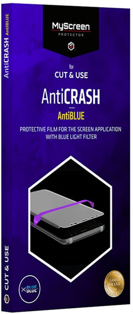 Folia ochronna MyScreen Cut&Use AntiCrash AntiBlue 4.0 uniwersalna 11" 10 szt (5904433202787) - obraz 1