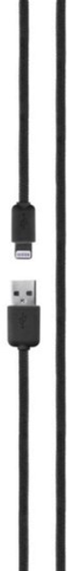 Kabel Xqisit USB Type A-Apple Lightning 1.8 m Black (4029948015774) - obraz 1
