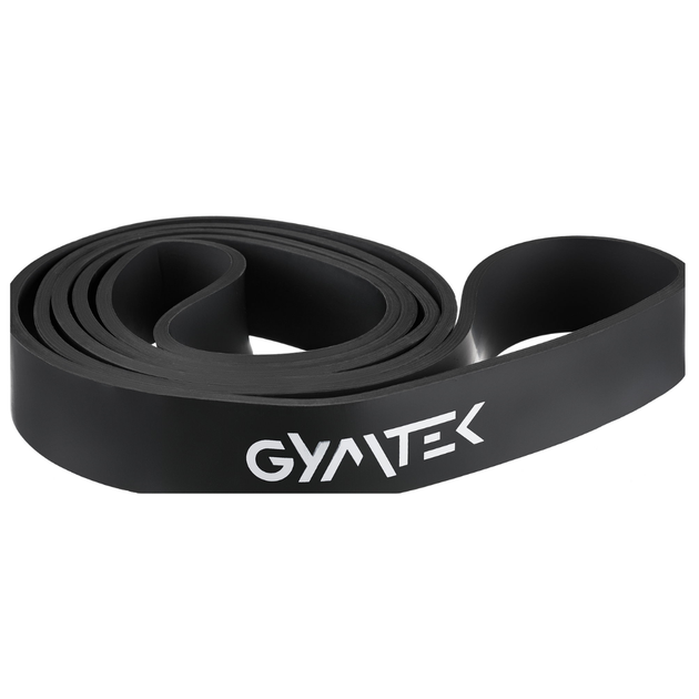 Гумка для фітнесу Gymtek 17-39 кг чорна сильне навантаження - зображення 3