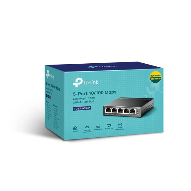 Коммутатор TP-Link TL-SF1005LP неуправляемый 5xRJ45 10/100 - Фото 4 Коммутатор TP-Link TL-SF1005LP неуправляемый 5xRJ45 10/100 - изображение 4