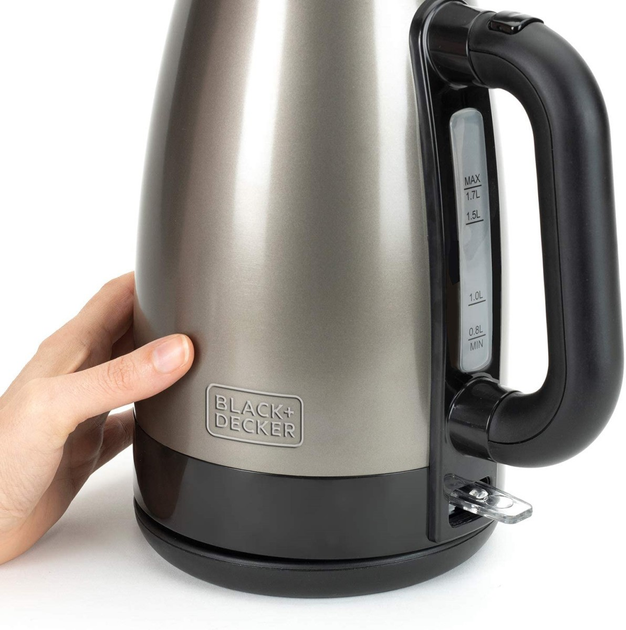 Czajnik elektryczny Black+Decker BXKE2201E 1.7 L Srebrny - obraz 4