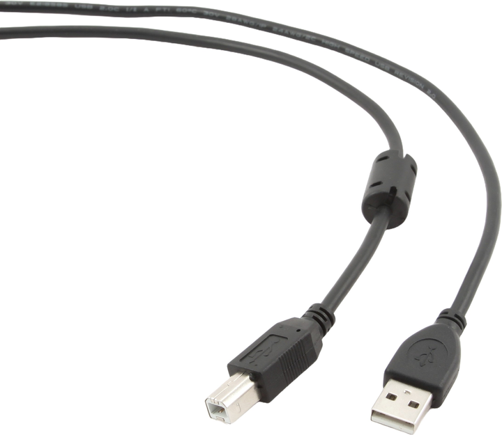 Kabel Cablexpert USB-A - USB-B 2.0 1.5 m (CCFB-USB2-AMBM-1.5M) - obraz 2