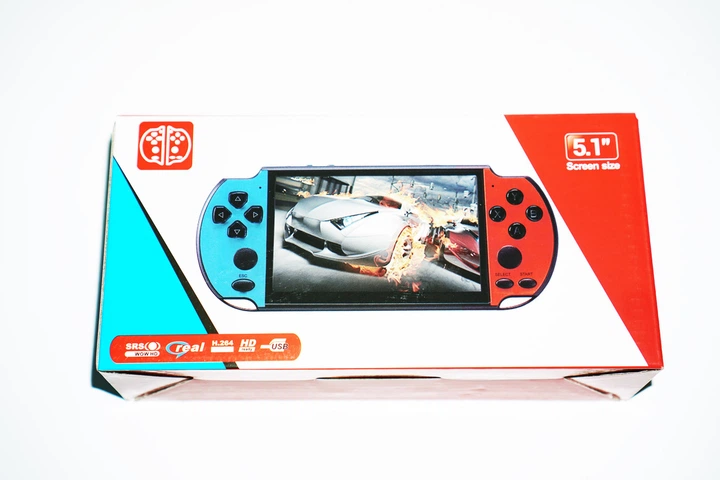 Портативная игровая ретро приставка X7 plus 8GB 9999 игр – фото