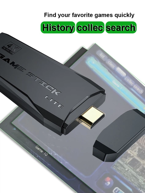 Ігрова приставка Data Frog Y3 Lite 64GB + 2 бездротових джойстика (GAMESTICK) - Фото 4 Ігрова приставка Data Frog Y3 Lite 64GB + 2 бездротових джойстика (GAMESTICK) - зображення 4