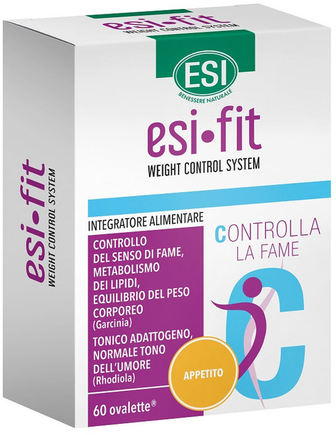 Натуральна харчова добавка ESI Fit Контроль апетиту 60 таблеток (8008843133048) - зображення 1