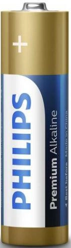 Baterie Philips alkaliczne premium AA x4 (Phil-LR6M4B/10) - obraz 2