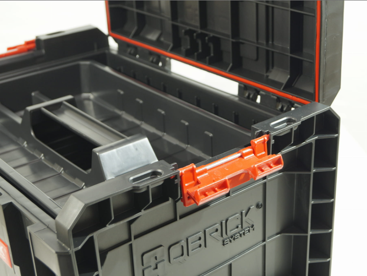 Ящик для инструментов до 50 кг Qbrick System PRO Toolbox 2.0 450x322x240 мм, модульный, пластиковый, черный - изображение 6