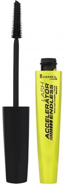 Tusz do rzęs Rimmel Lash Accelerator Endless 001 Wydłużający Czarny 10 ml (3607342503281) - obraz 1