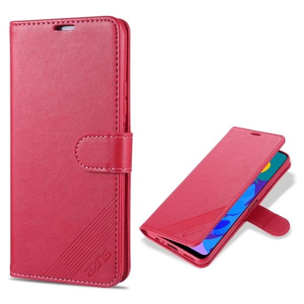 Чехол AZNS Wallet Case для VIVO Y20 (V2027) / Y12s - Red - Фото 2 Чехол AZNS Wallet Case для VIVO Y20 (V2027) / Y12s - Red - изображение 2